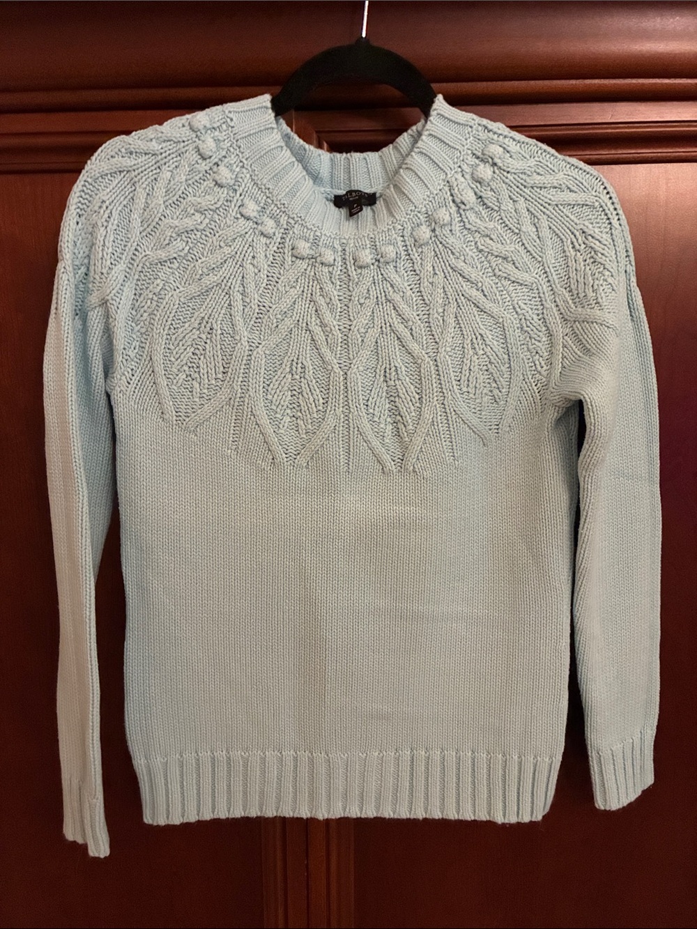 Talbots Light Blue Knit Crewneck Sweater